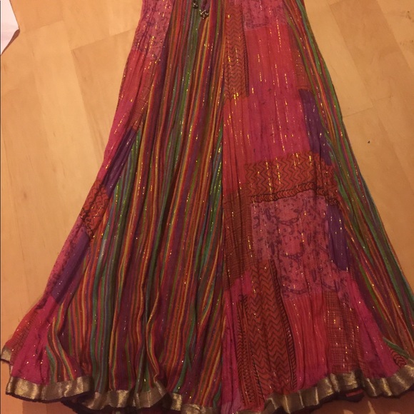 Multi-stripe skirt - Picture 2 of 3